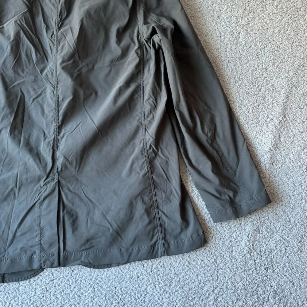 NEW Eddie Bauer Blazer Mens 46 Gray Travex Voyager Jacket Sport Coat Performance